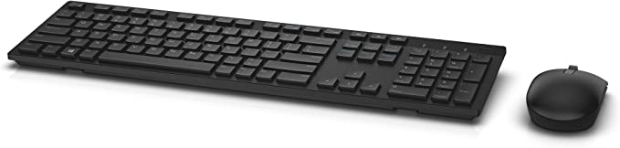 Dell Wireless Keyboard and Mouse-KM636 - Arabic (QWERTY) - Black