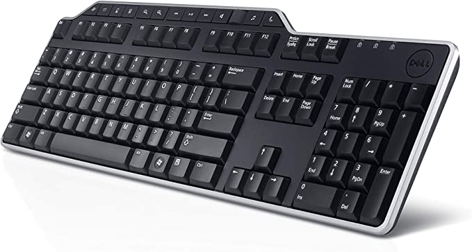Dell KB-522 Wired Business, Multimedia USB Keyboard Black Windows 8