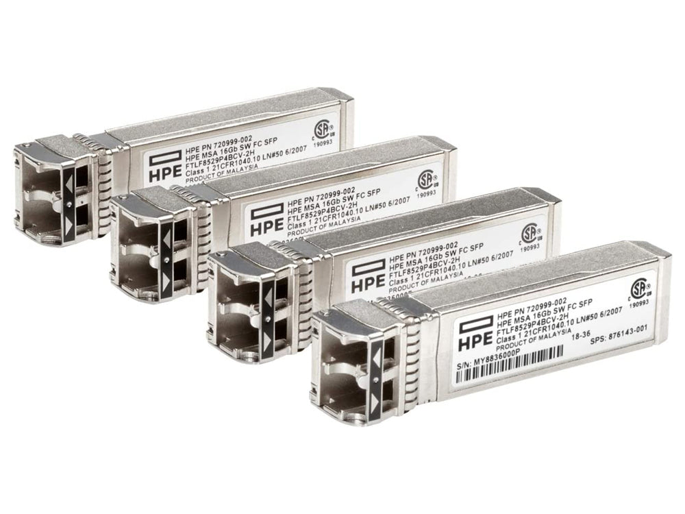 HPE MSA 10Gb SR iSCSI SFP 4pk XCVR