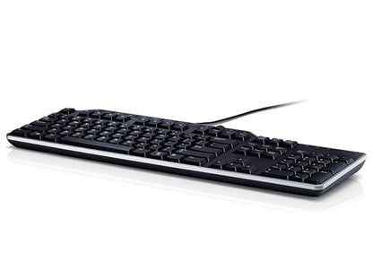 Dell KB-522 Wired Business, Multimedia USB Keyboard Black Windows 8