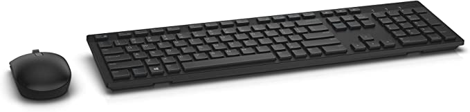 Dell Wireless Keyboard and Mouse-KM636 - Arabic (QWERTY) - Black