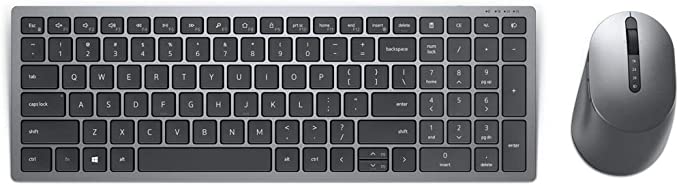 Dell Multi-Device Wireless Keyboard and Mouse - KM7120W - UK (QWERTY)