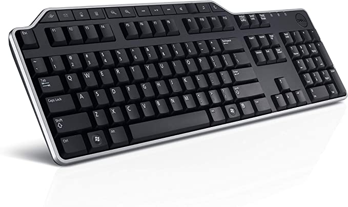 Dell KB-522 Wired Business, Multimedia USB Keyboard Black Windows 8