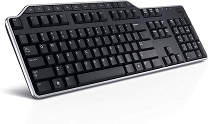 Dell KB-522 Wired Business, Multimedia USB Keyboard Black Windows 8